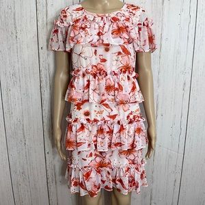 Badgley Mischka Ruffle Dress